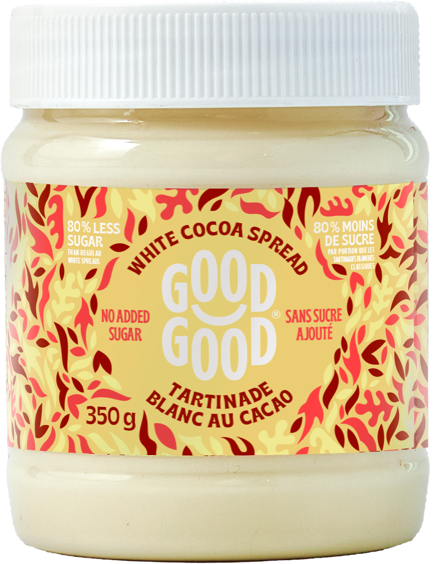 Choco White Spread - No Added Sugar / Tartinade Blanc Au Cacao - sans sucre