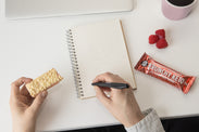 Krunchy Keto Bar - Raspberry Cheesecake
